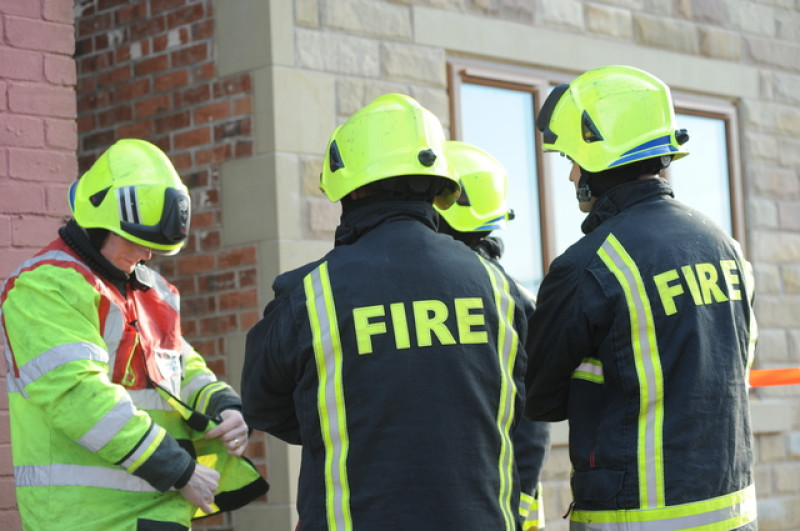 Main image for Soot- and blood-covered man found outside house fire