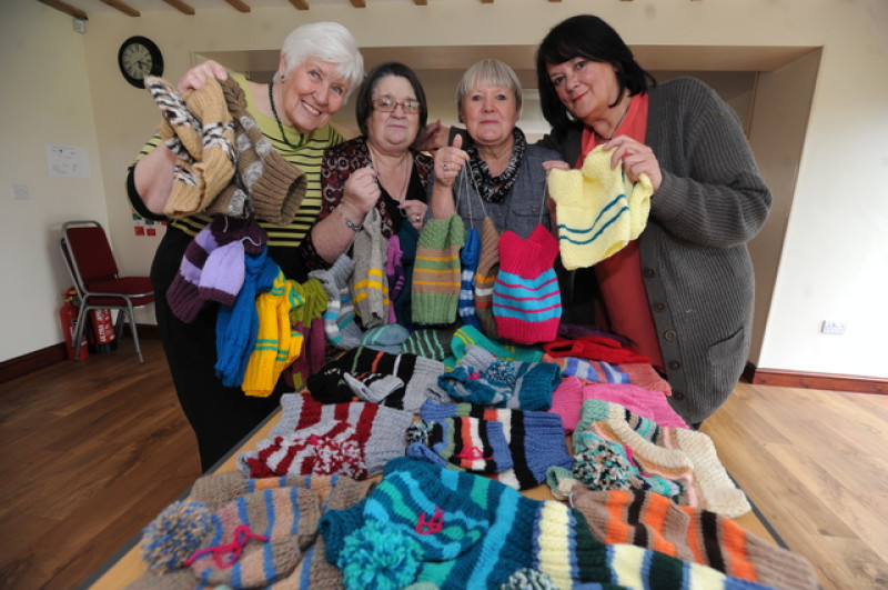 Main image for Ladies' group gets knitting for 'fish and chip babies'