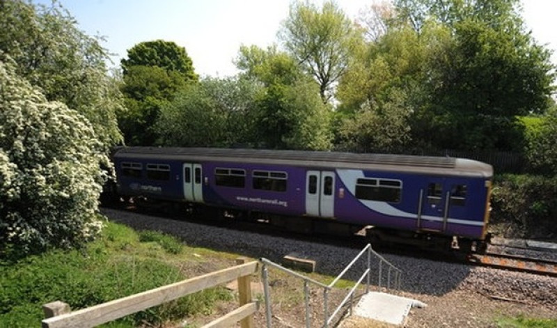 Main image for Train windscreen smashed by brick