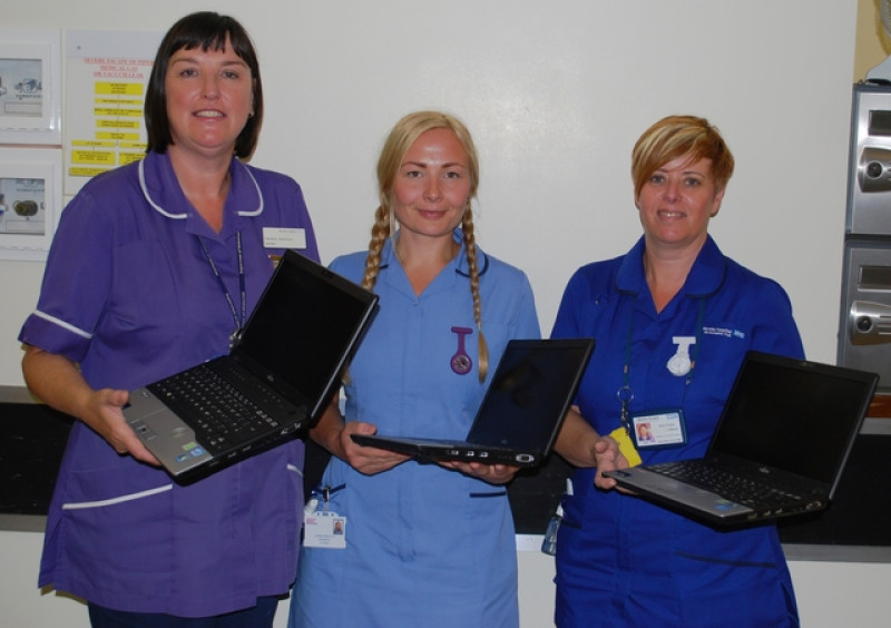 Main image for Laptops given out to help midwives