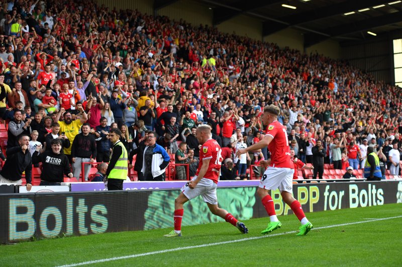 Main image for Reds beat Cheltenham Town in successful Oakwell debut for new head coach