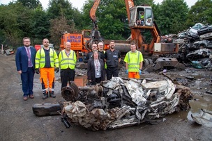 Main image for Tipper crushed and £1k fine in fly-tipping crackdown