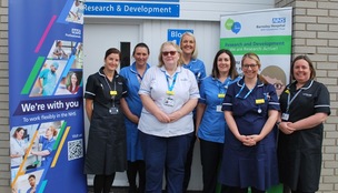 SHORTLISTED: Barnsley Hospital’s Covid-19 research team.