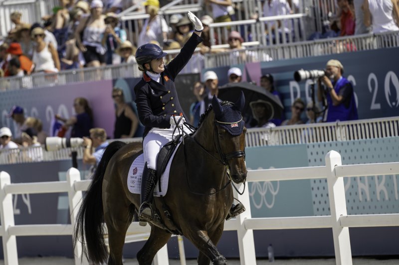 Good start: Becky Moody and Jagerbomb in Paris.  Picture: British Equestrian / Jon Stroud Media.