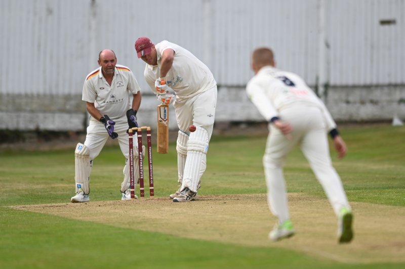 Away win: Stainborough at Thurnscoe. Picture: Charley Atkins.