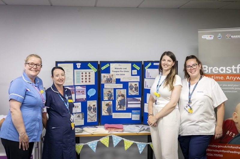 HELPING: Staff from the hospital’s new tongue-tie service are already making their mark.