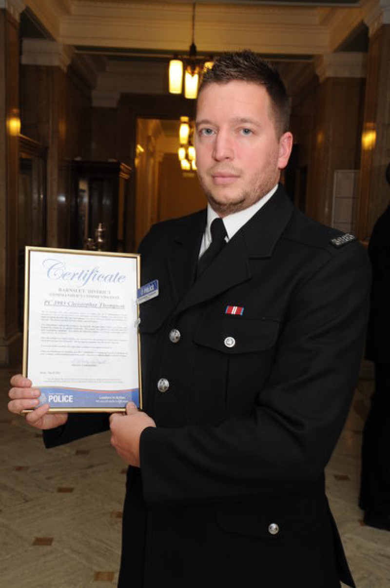 Main image for Brave and dedicated police officers recognised at awards