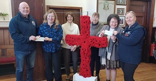 Neil Wilkes, Shirley Robinson,Helen Smith, Sheila Heeley, Margaret Coope and Vicky Martin.