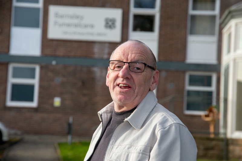 RETIRING: After 40 years, funeral director Alan Taylor, has closed his last coffin lid, on a occupation that has seen him lay to rest some of Barnsley’s famous names. Picture Shaun Colborn PD093720