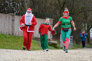 SANTA DASH: The event took place on December 7..