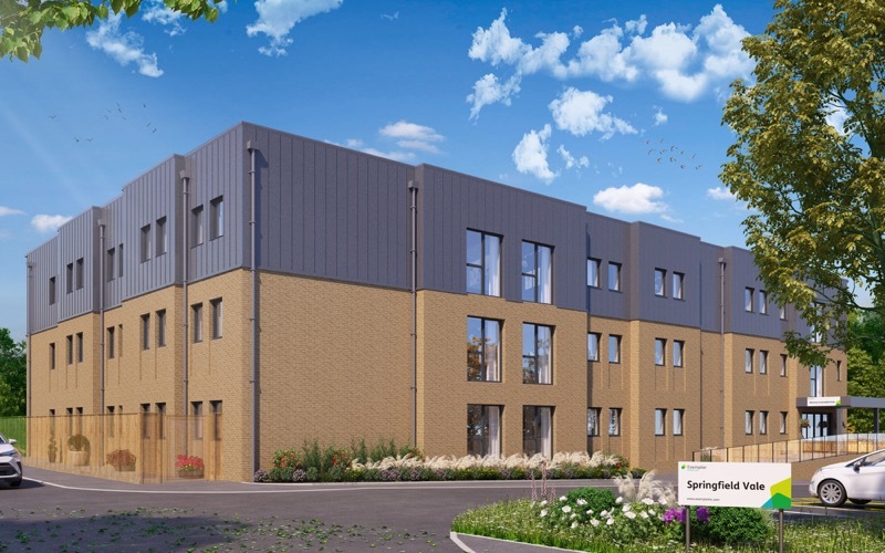 Main image for Work begins on new care home