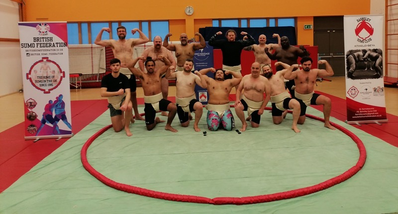 COMPETITION: The first British Sumo Federation inter-club basho took place in Barnsley at the weekend.