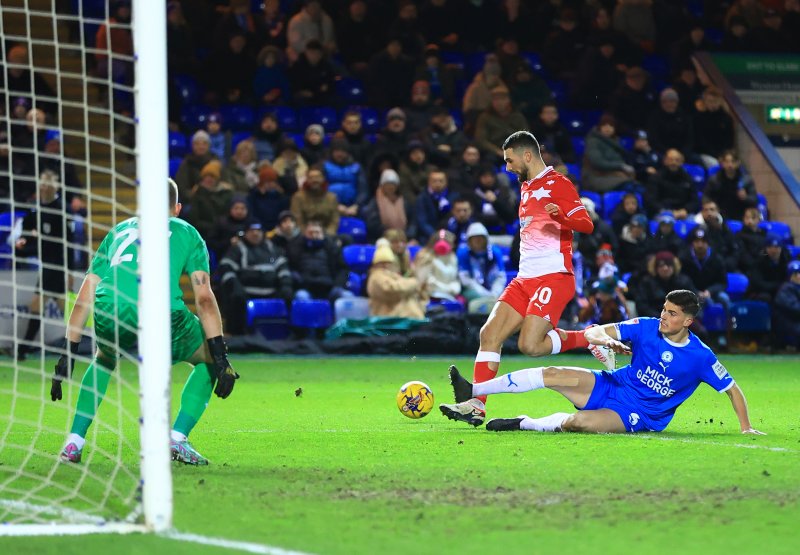 Adam Phillips at London Road exactly a year ago