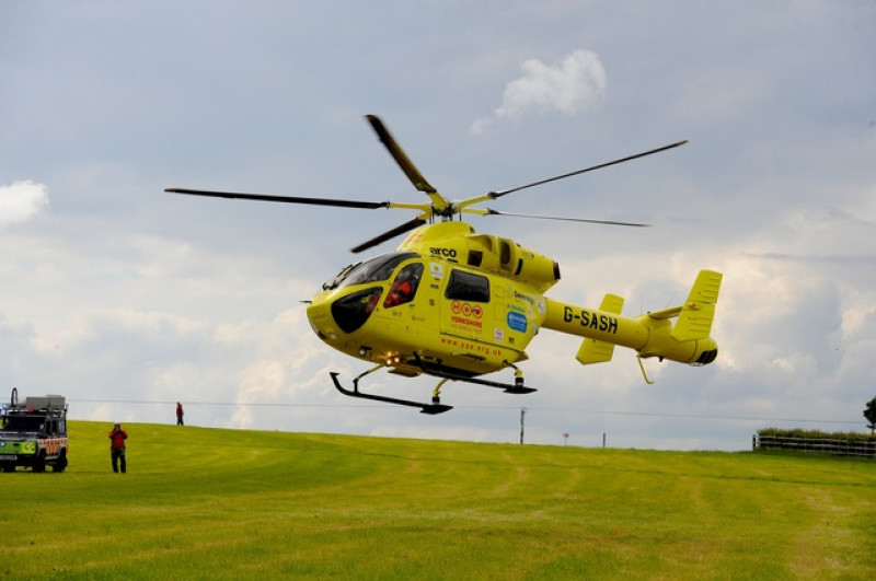 Main image for Man airlifted to hospital after crash