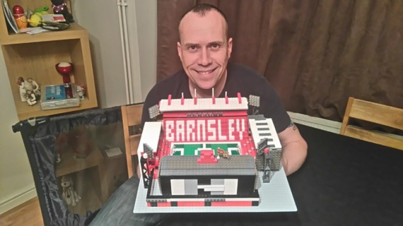 Main image for Oakwell fans love Lego model