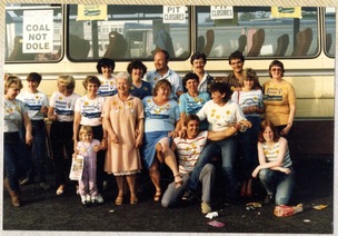 WOMEN AGAINST PIT CLOSURES: The miners’ strike also saw women campaigning against the government’s actions.