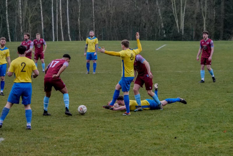 Silkstone United against South Elmsall