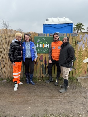 TV GIG: Michael and Paul Atwal-Brice welcomed the Cloud Gardener Jason Williams to their site recently.