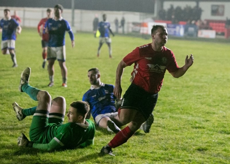 Main image for Wombwell Town stay in title race with midweek win over leaders