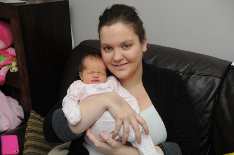 Evangeline arrives as Barnsley's first New Year baby | Barnsley Chronicle