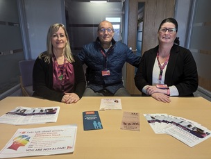 Kim Hunter, Paul Harrison and Cheryl Turner of the Barnsley IPS team.