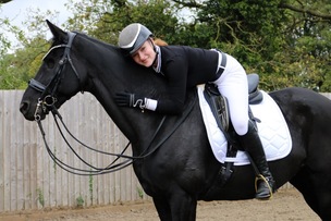 Alanna Clarke with her ‘one-eyed wonder’ Ella.