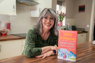 Award-winning writer Milly Johnson has landed another writing contract, to provide three novels which she hopes to be best sellers. Picture Shaun Colborn PD093798