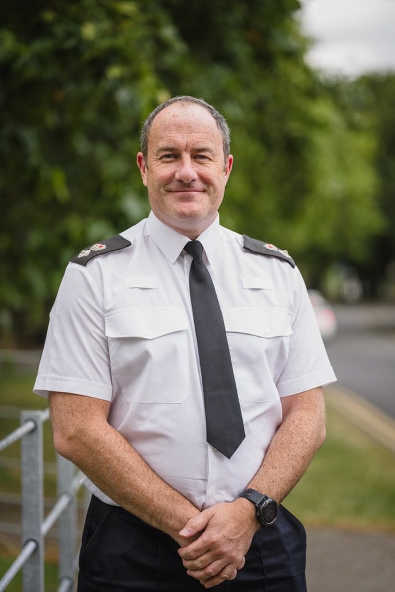 PROMISE: Police district commander Simon Wanless.