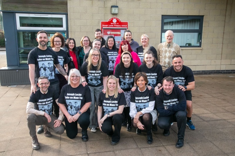 Joseph Locke Primary staff are preparing for the walk this weekend. Picture Shaun Colborn PD093831