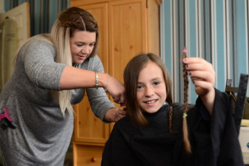 Local girl donates hair to charity | Barnsley Chronicle