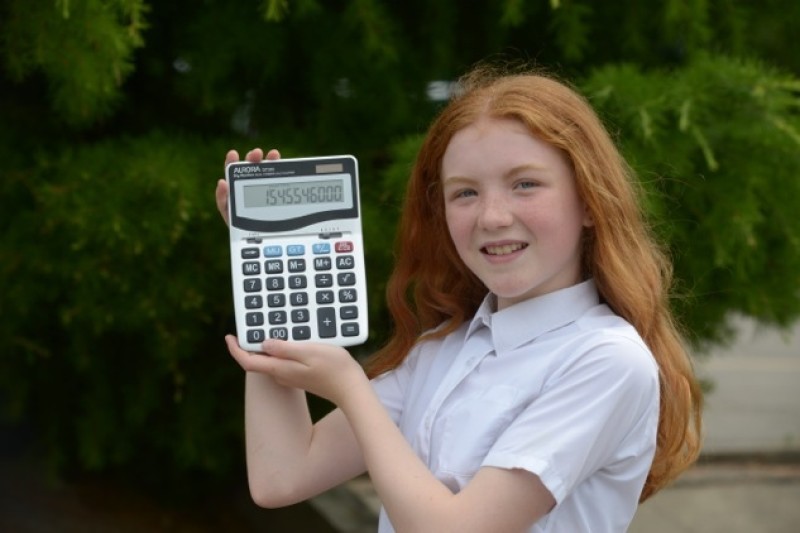 Main image for Katie scores 100 per cent in maths SATs