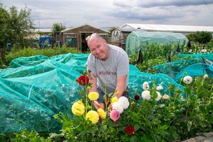 POB NOMINEE: Mick Curphey on behalf of the Grimethorpe allotments. Picture Shaun Colborn PD093346