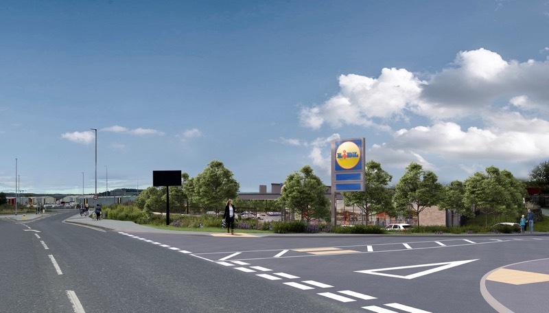 Plans for the Lidl in Hoyland Common.