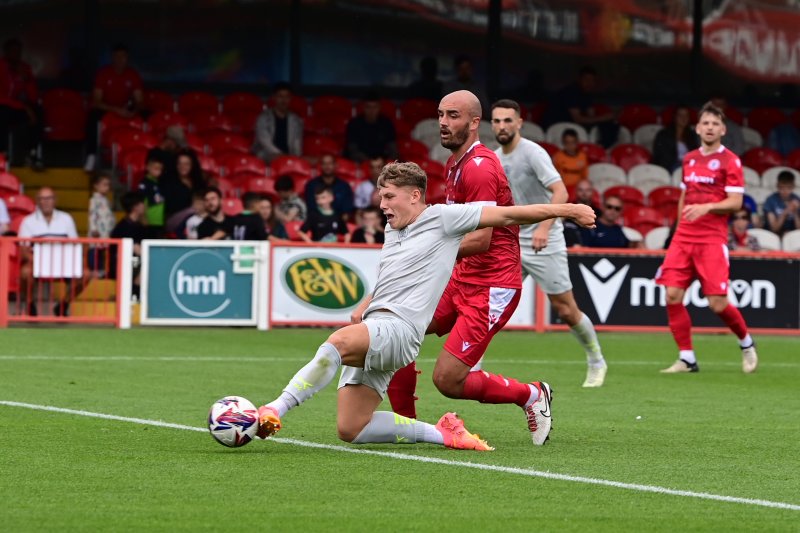 Main image for Reds win 3-0 at Accrington