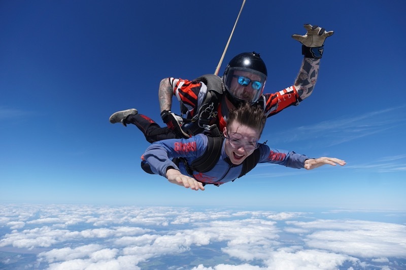 BIRTHDAY BASH: Max Emery’s 16th was celebrated thousands of feet up in the air.