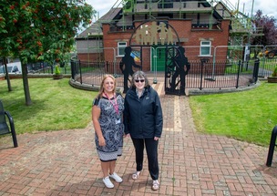 LASTING MEMORIAL: Changes not to rename, the miners hall in Great Houghton, have met with a difference of opinion, pictured are Coun Dorothy Coates, along with parish councillor Christine Halliday. Picture Shaun Colborn PD093307