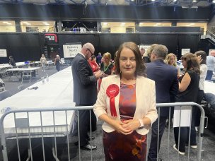 Main image for Stephanie Peacock pleased with 'clear win' in Barnsley South