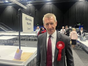 Main image for Barnsley North MP Dan Jarvis doubles his majority