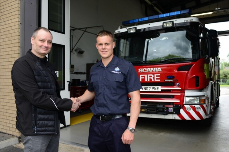 Heart attack man thanks fireman who saved his life | Barnsley Chronicle