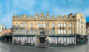 GRAND PLANS: Artist impressions of Barnsley Civic’s front entrance.