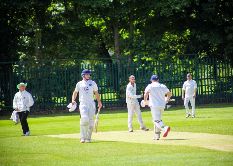 Action from Wath CC v Houghton Main CC. Picture: Andrew Copley.