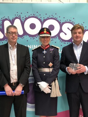 The business received the Queen’s Award for enterprise and innovation in 2022. Pictured: Dave Toms, director of Cares Laboratory, Professor Dame Hilary Chapman DBE, the Lord-Lieutenant of South Yorkshire and Tom Abbey, managing director of Cares Laboratory.