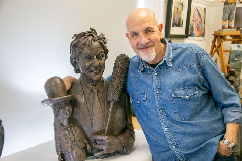 HOW TICKLED: Graham Ibbeson’s incredible bust of ken dodd