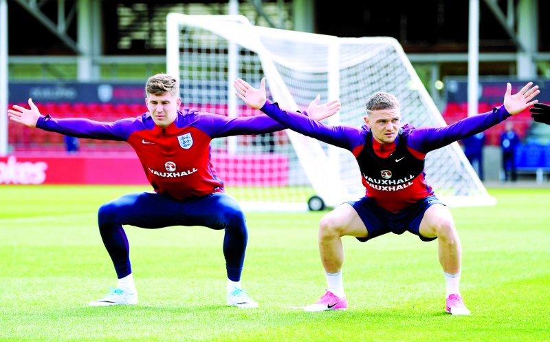Main image for Stones sits out friendly with Trippier captain