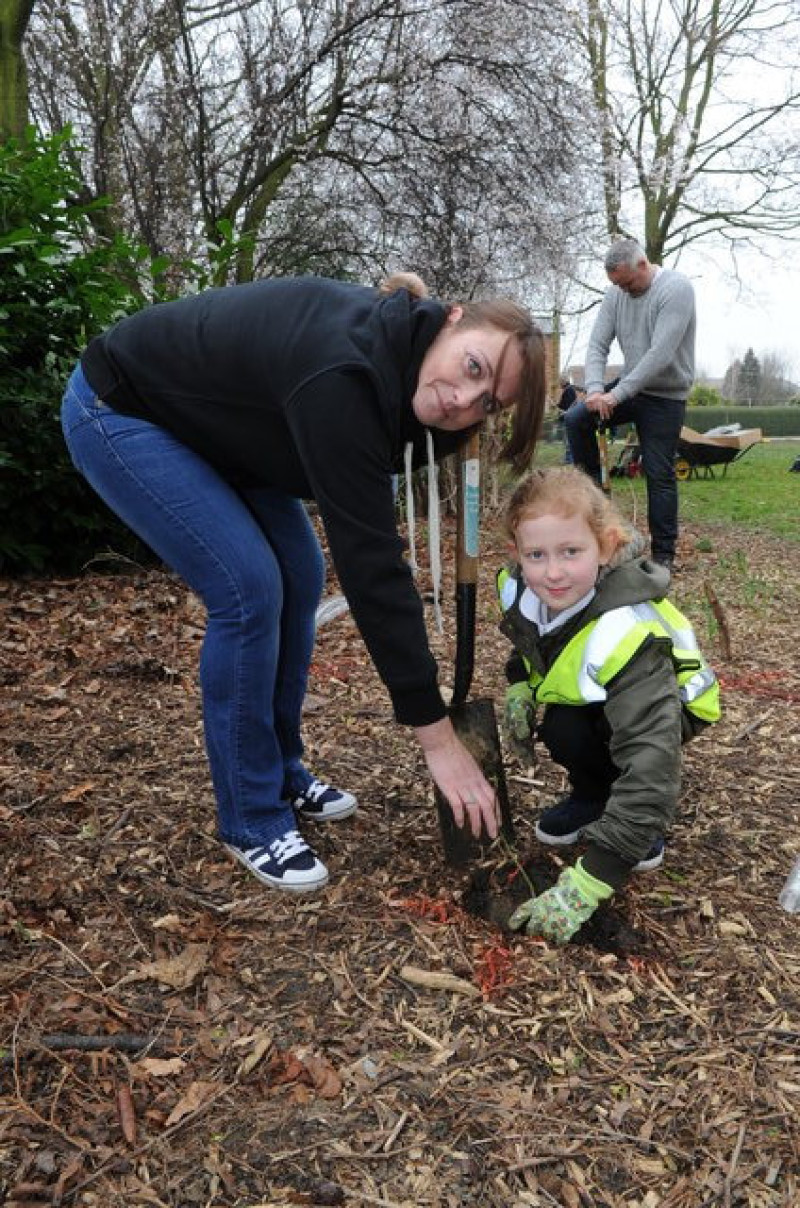 Main image for Trees planted at Thurnscoe flower park