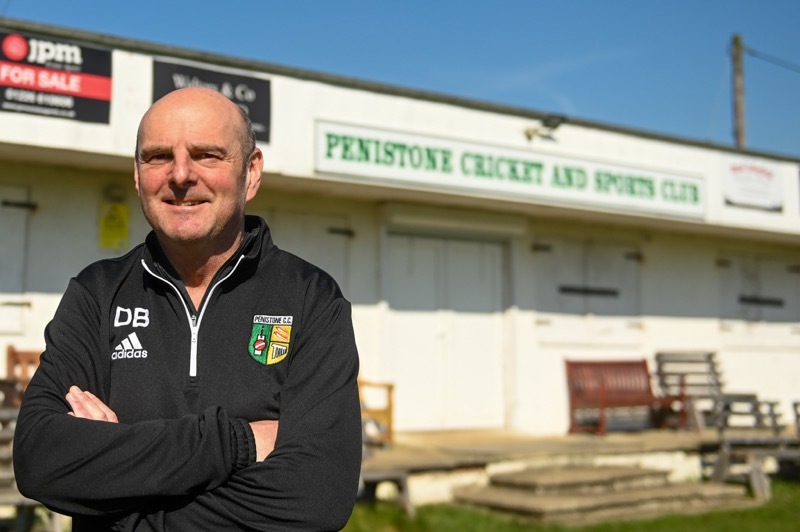 TRANSFORMATION: Dean Burton at Penistone Cricket Club.