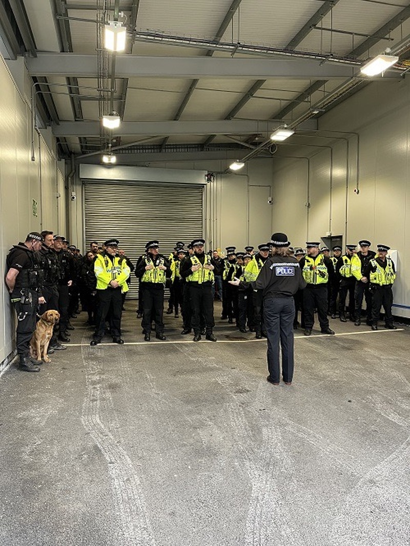 Officers were on call for this week’s Operation Duxford.