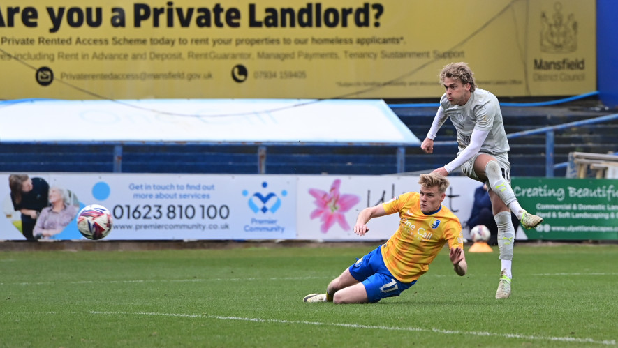 Main image for Reds lose it late on at Mansfield