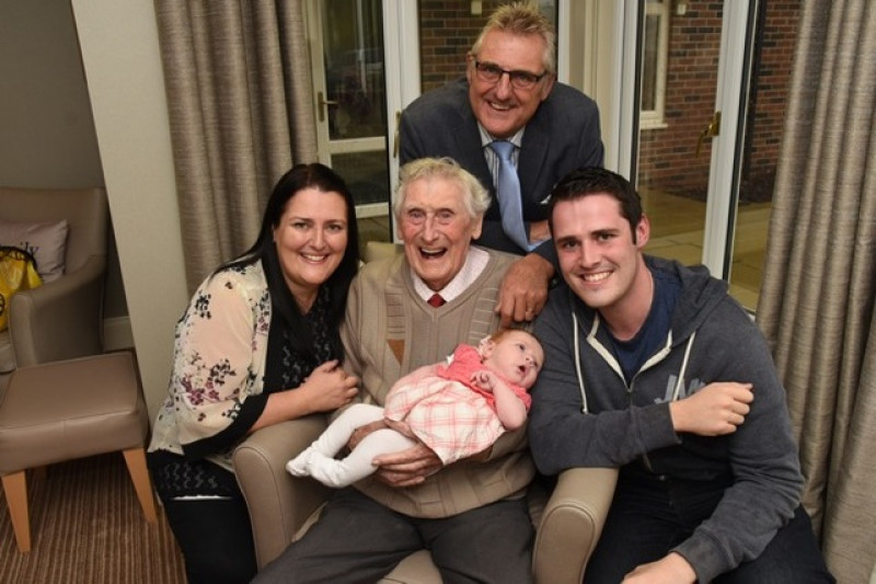 Main image for Five generations for Barnsley family