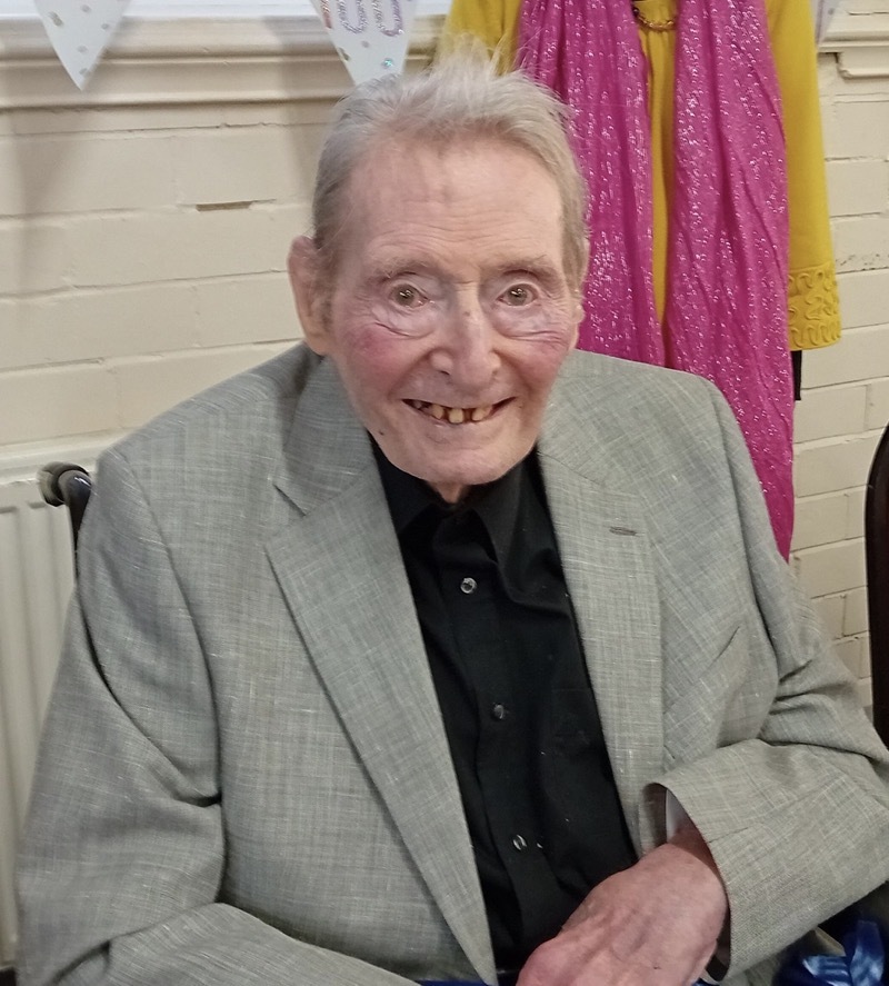 100-year-old Kenneth Kingsley.